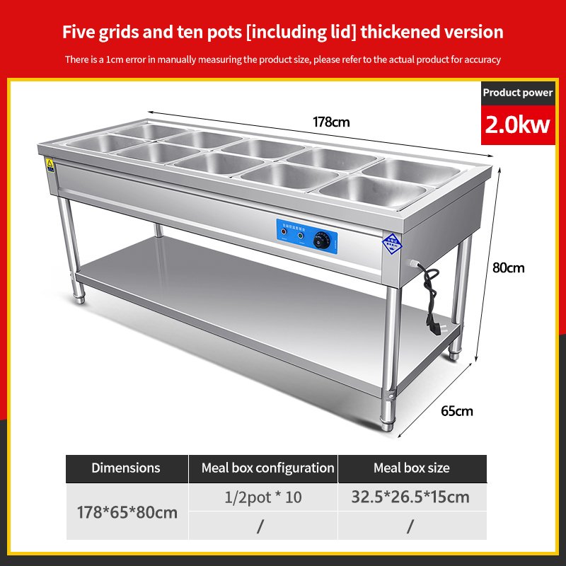 Vertical insulated rice vending table