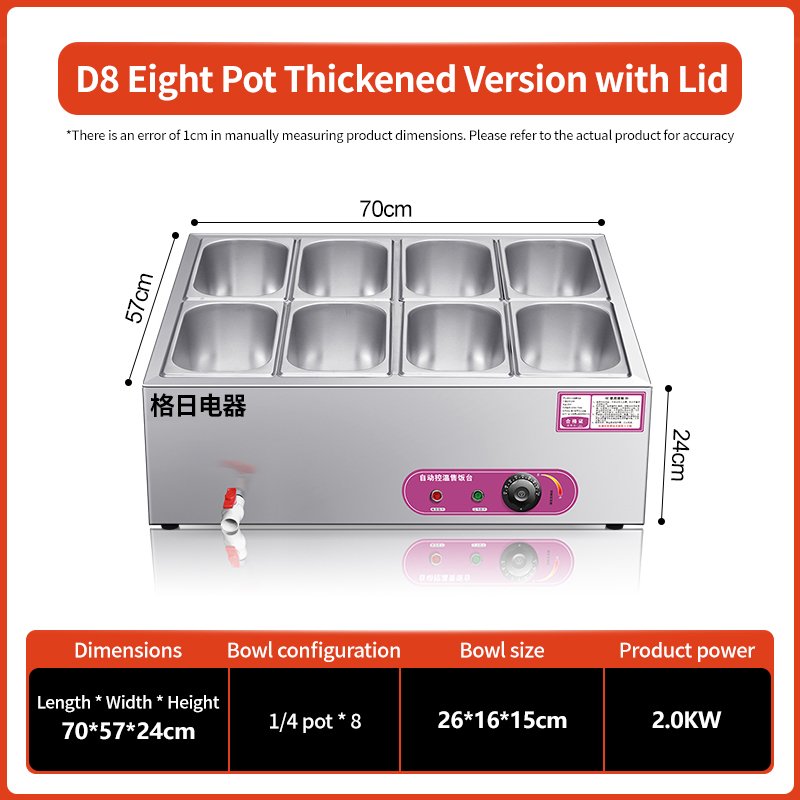 Desktop insulated rice vending table
