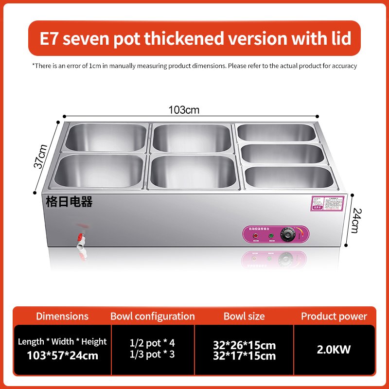 Desktop insulated rice vending table